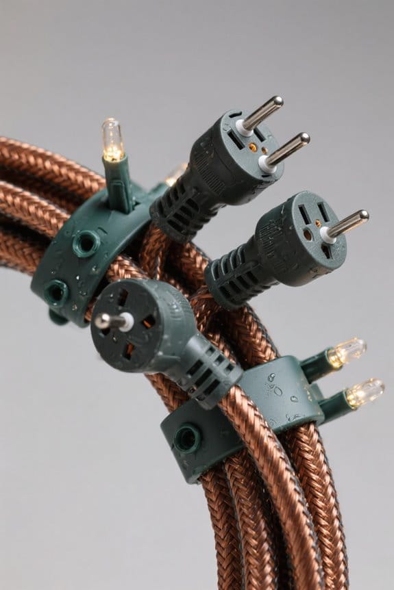 choosing holiday lights cords