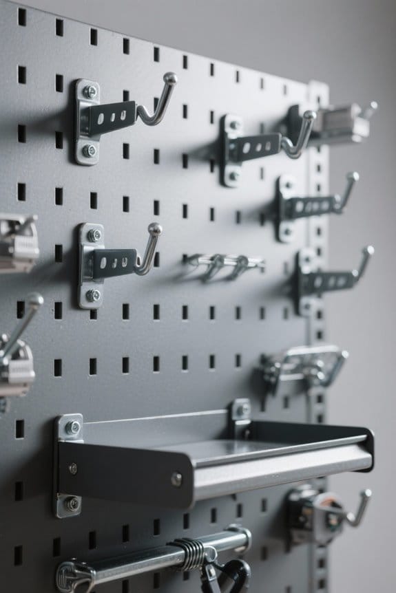durable pegboard storage selection