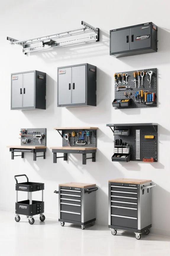 organize garage tool storage