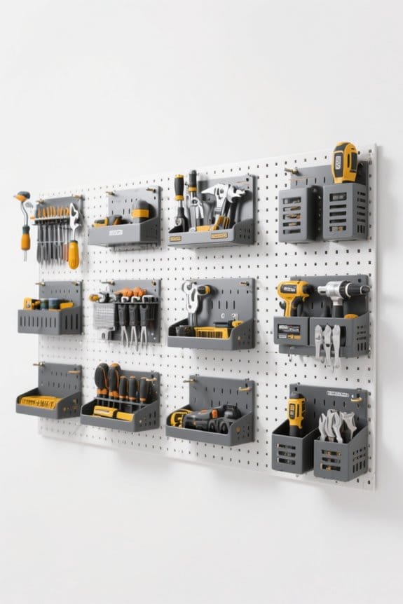 pegboard tool organization ideas