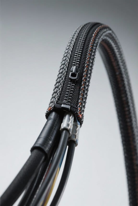 selecting wire harness sleeve
