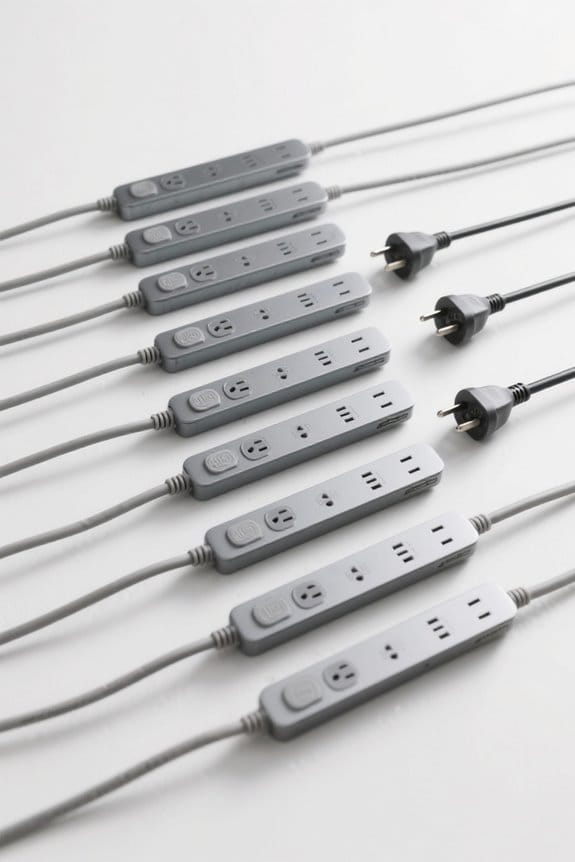 slim and safe extension cords