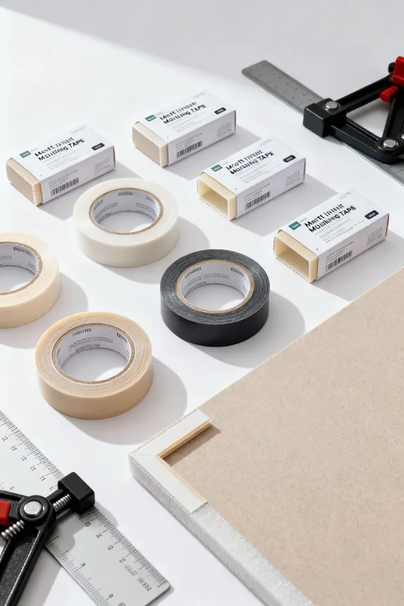 artwork mounting tape options