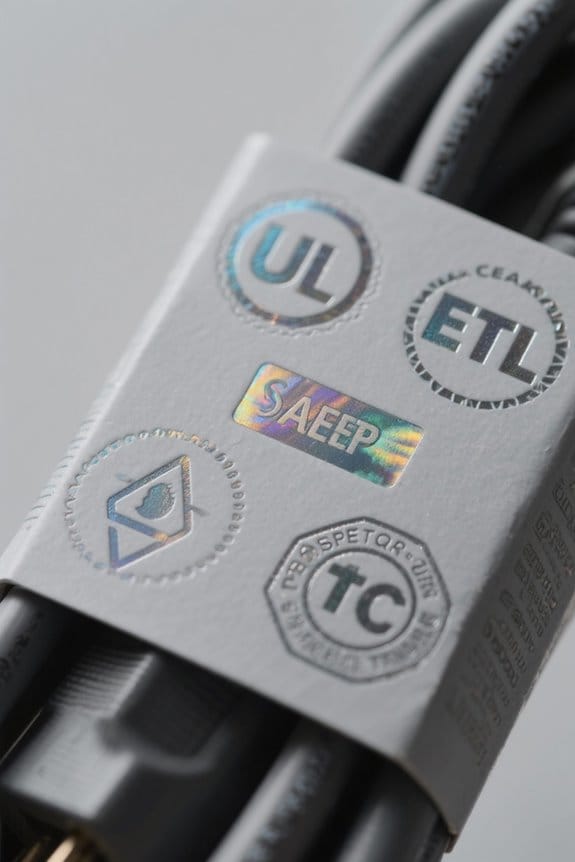 check certification marks thoroughly