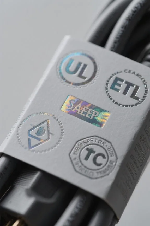 check certification marks thoroughly