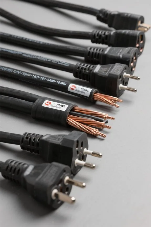 choose appropriate extension cord