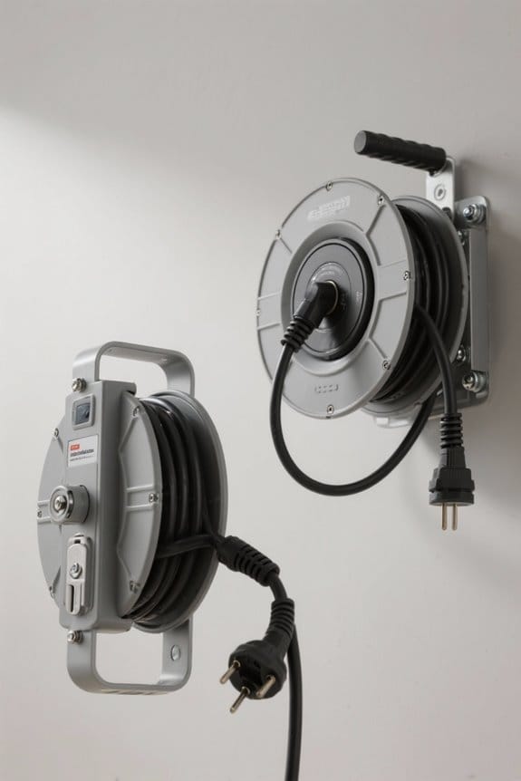 cord reels for organization