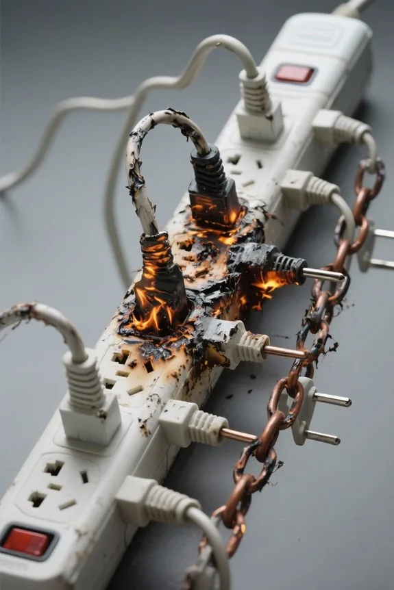 daisy chaining surge protectors risks