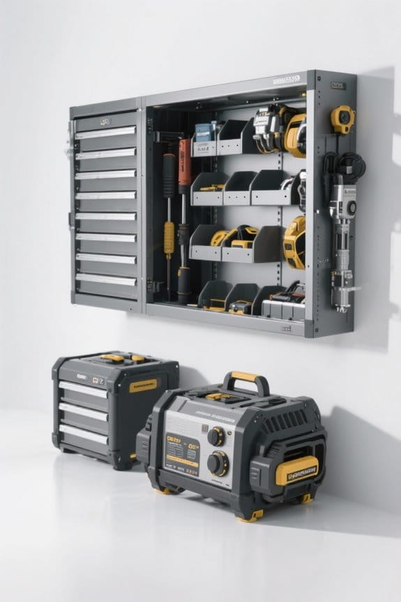 efficient utility gear storage