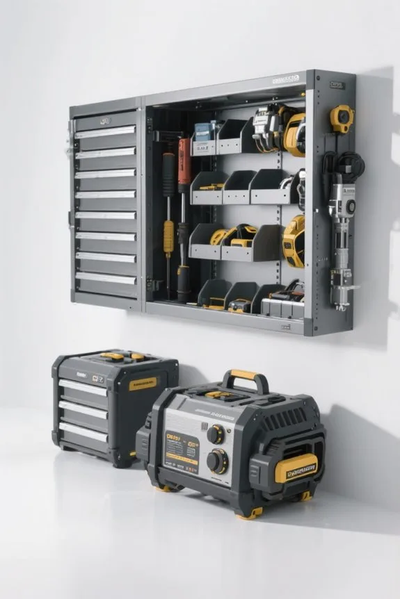 efficient utility gear storage