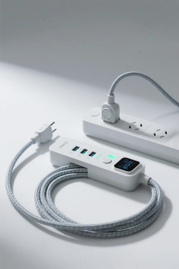 energy efficient extension cord design