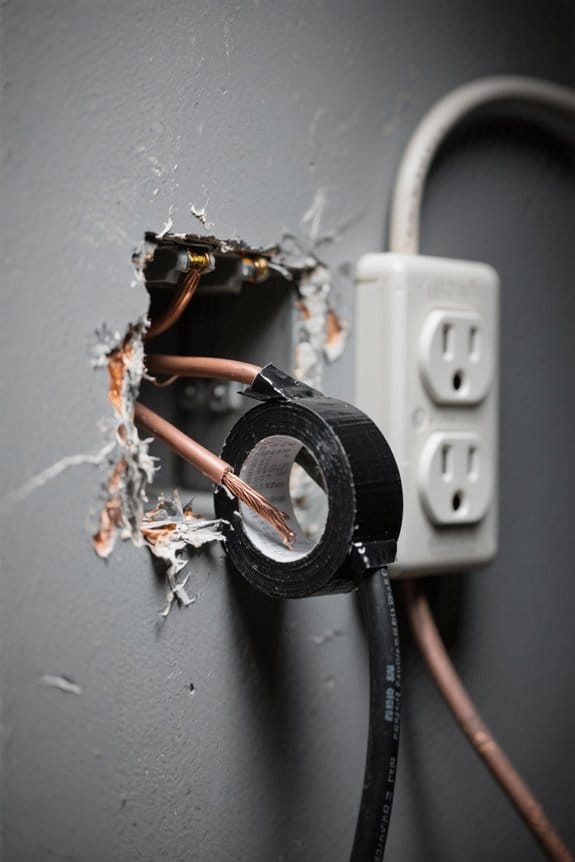 gaffer tape electrical hazards