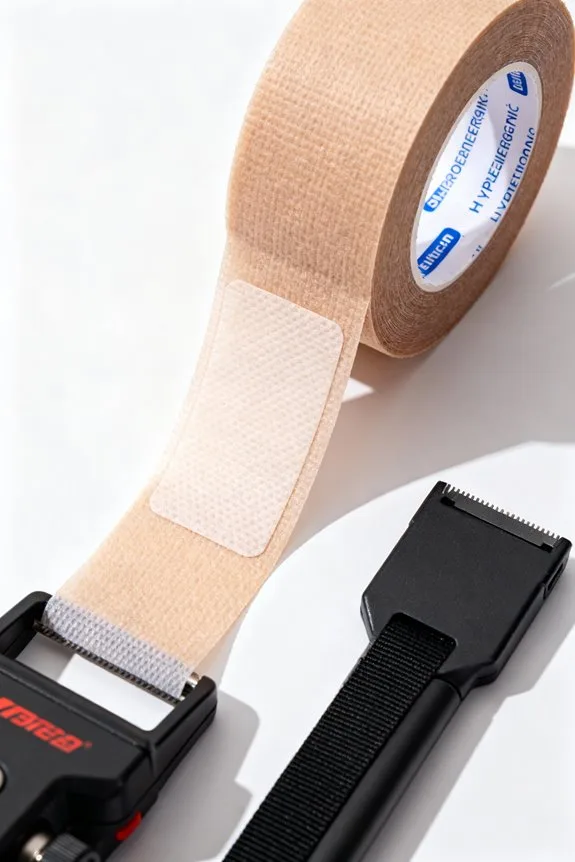 gentle hypoallergenic adhesive tapes