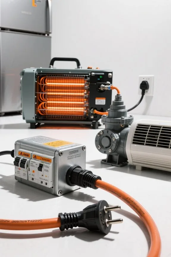 high power appliance safety precautions