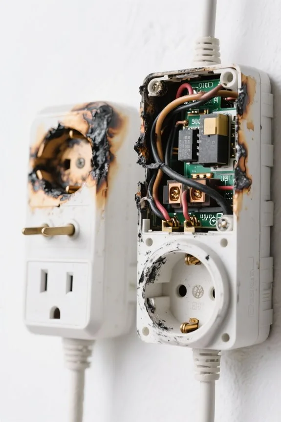 identify surge protector issues