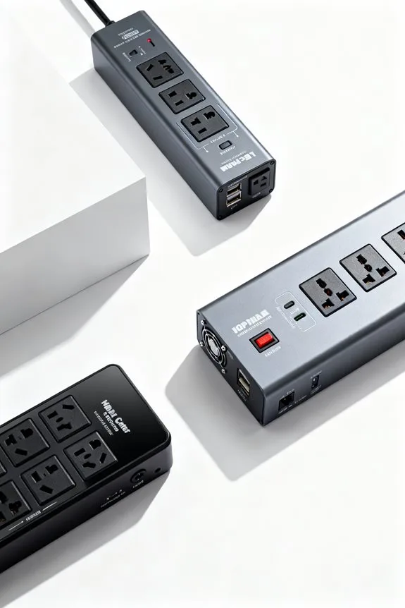 media center surge protectors