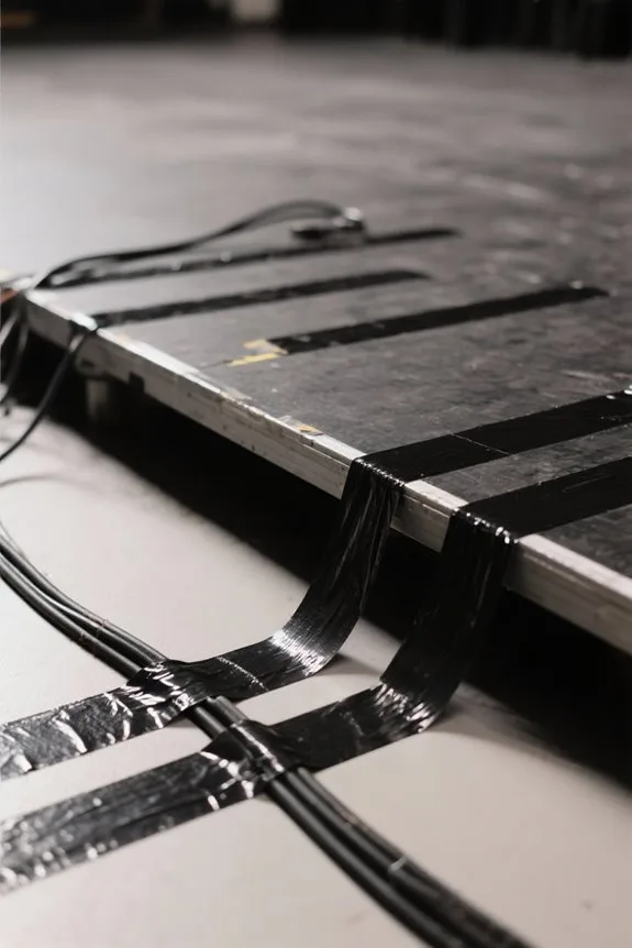 non reflective stage tape use