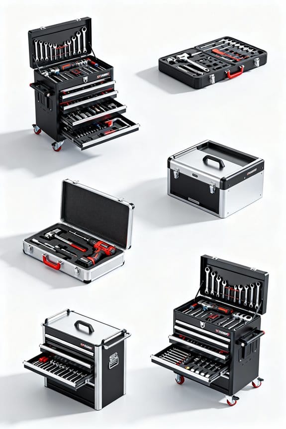 organized workshop tool storage