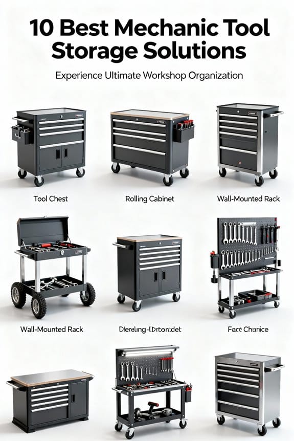 organized workshop tool storage