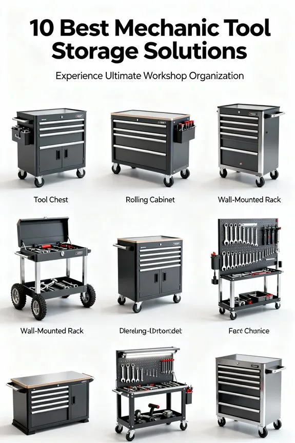 organized workshop tool storage