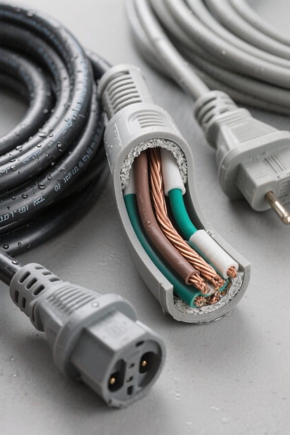 outdoor cord material differences