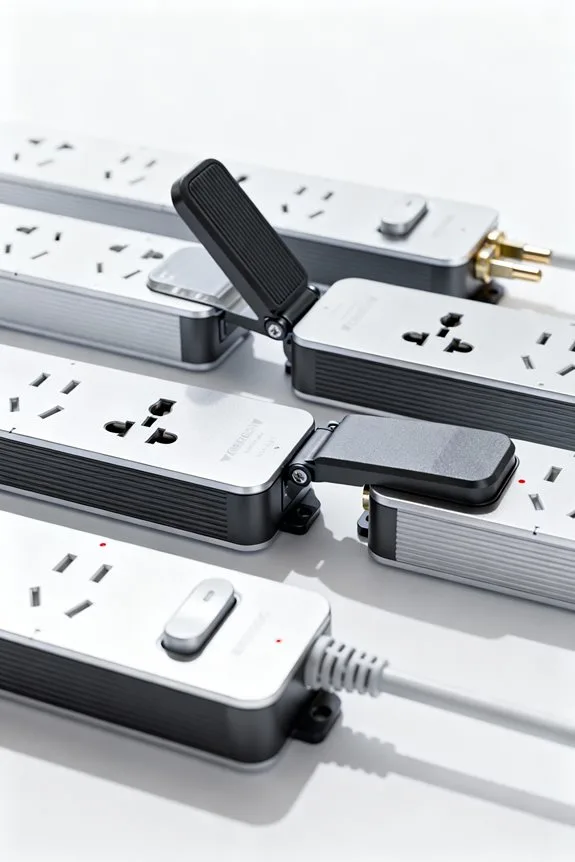 rotating plug surge protectors