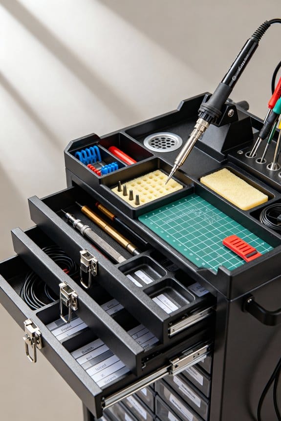 soldering tool storage considerations