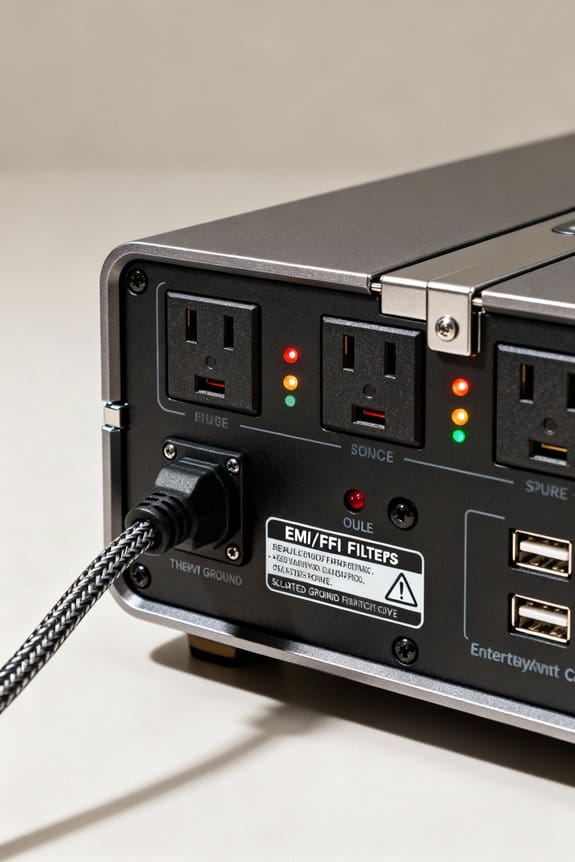 surge protection and features
