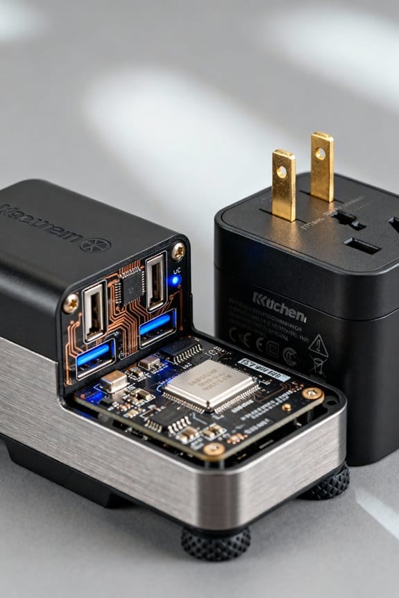 surge protection outlet configuration
