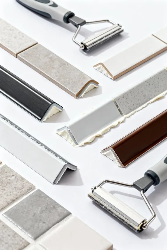 tile edge tape guide