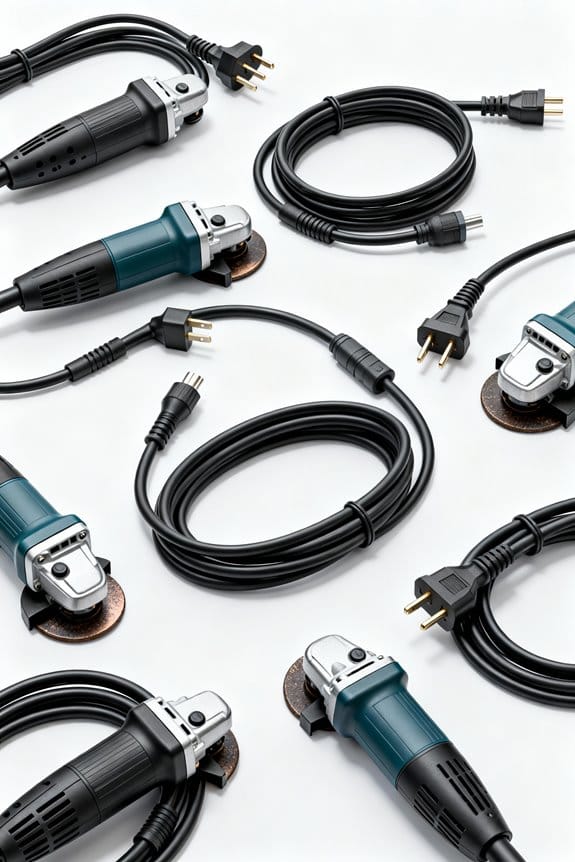 top angle grinder cords