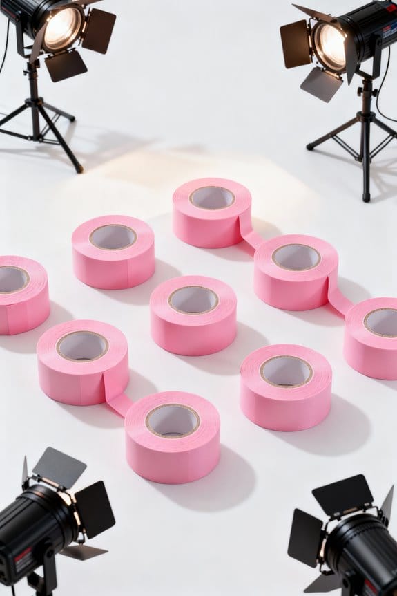 top pink gaffer tapes