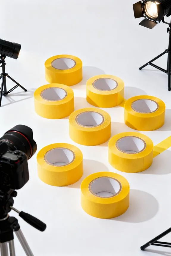 top yellow gaffer tape