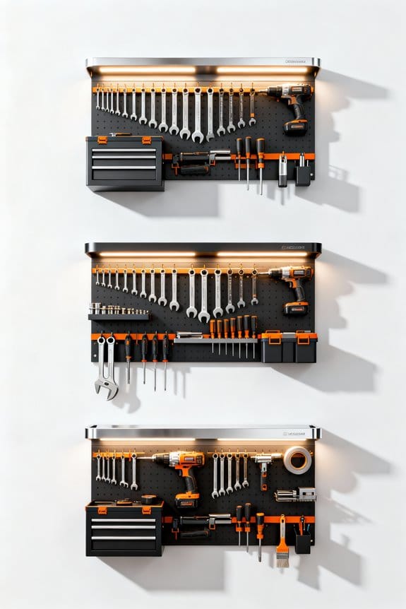 wall mounted tool storage solutions