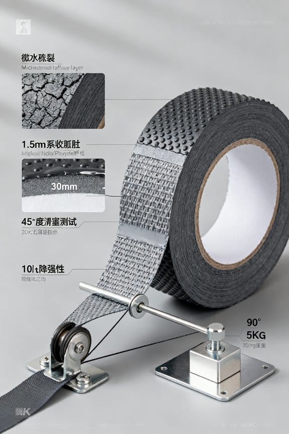 waterproof tape selection criteria