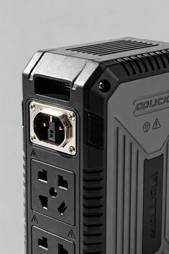 weatherproof surge protector features